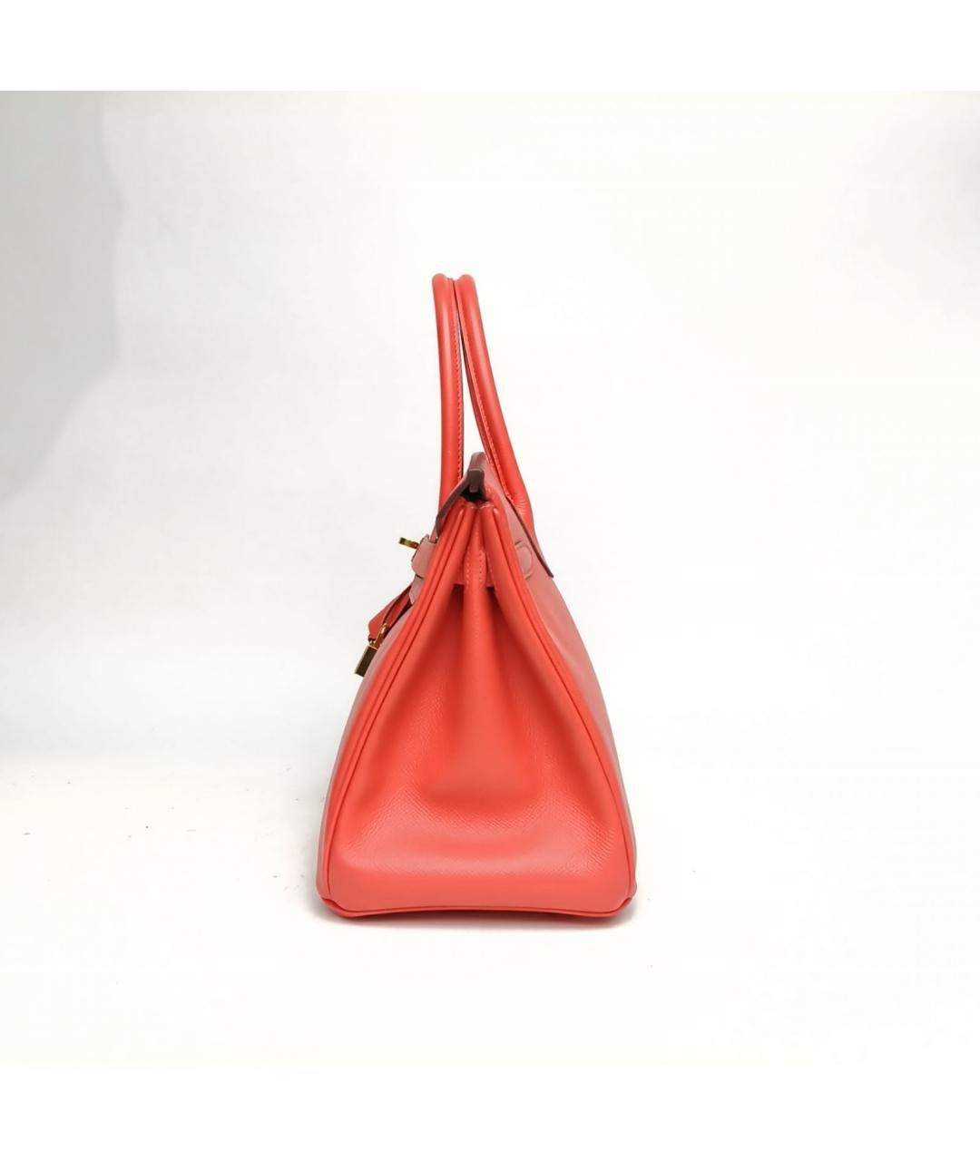HERMES Коралловая сумка через плечо, фото 3