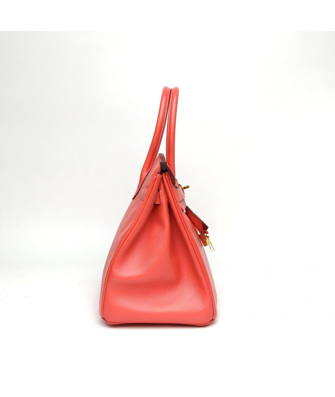 HERMES Коралловая сумка через плечо, фото 5