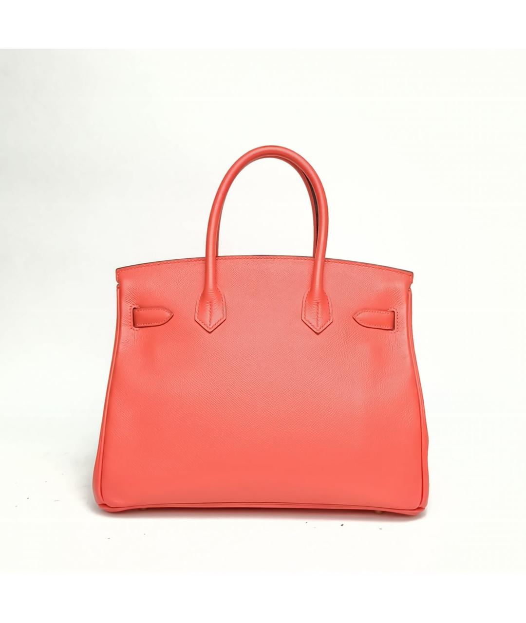 HERMES Коралловая сумка через плечо, фото 4