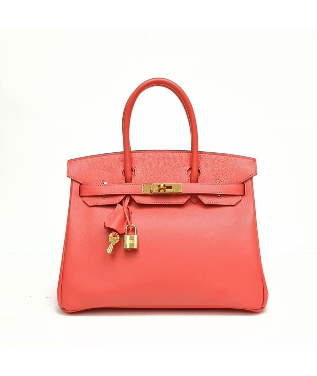 HERMES Коралловая сумка через плечо, фото 2