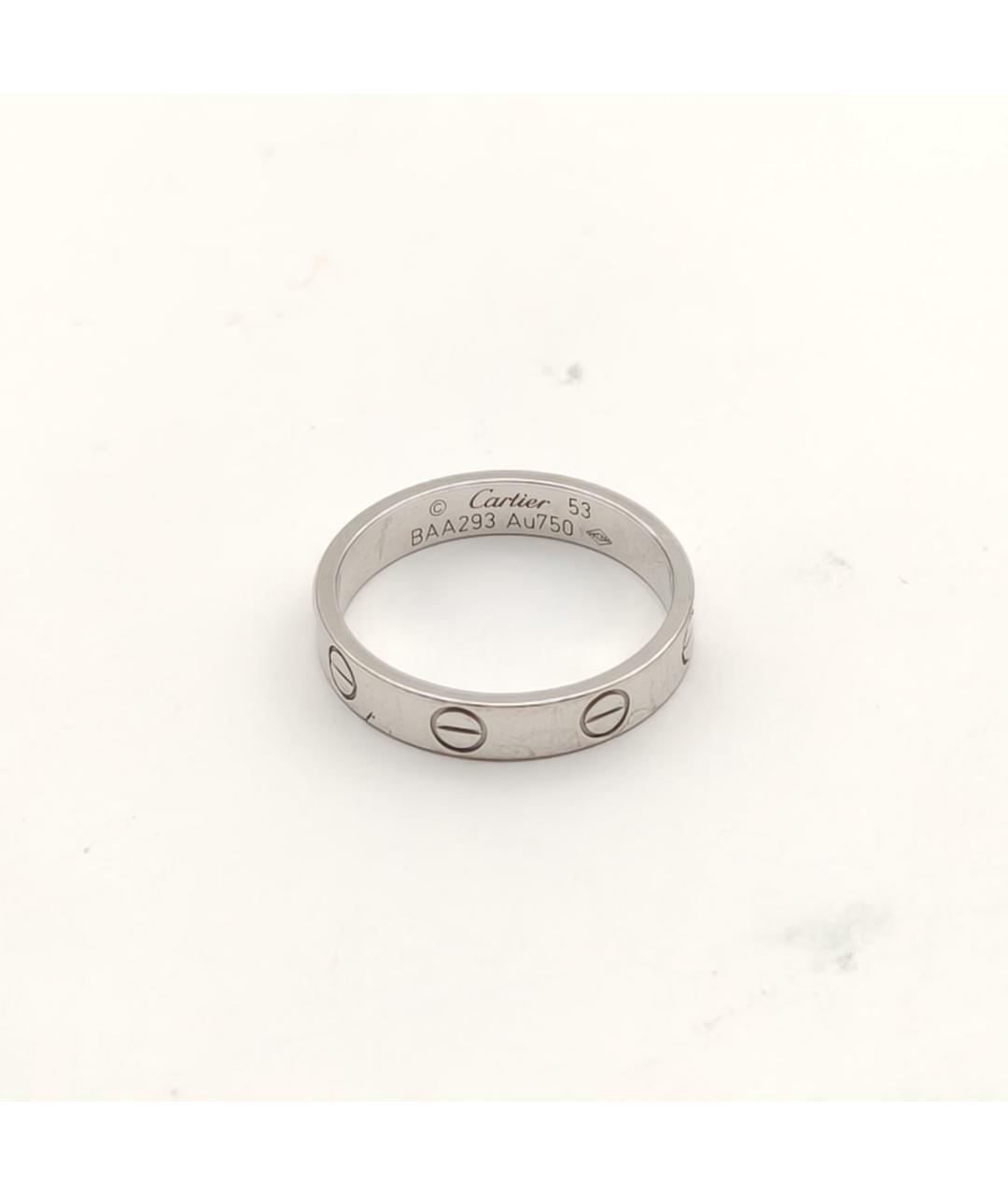 CARTIER Серебряное кольцо из белого золота, фото 7
