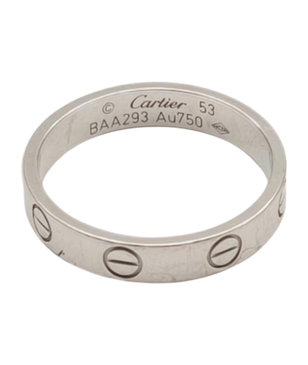 CARTIER Серебряное кольцо из белого золота, фото 1