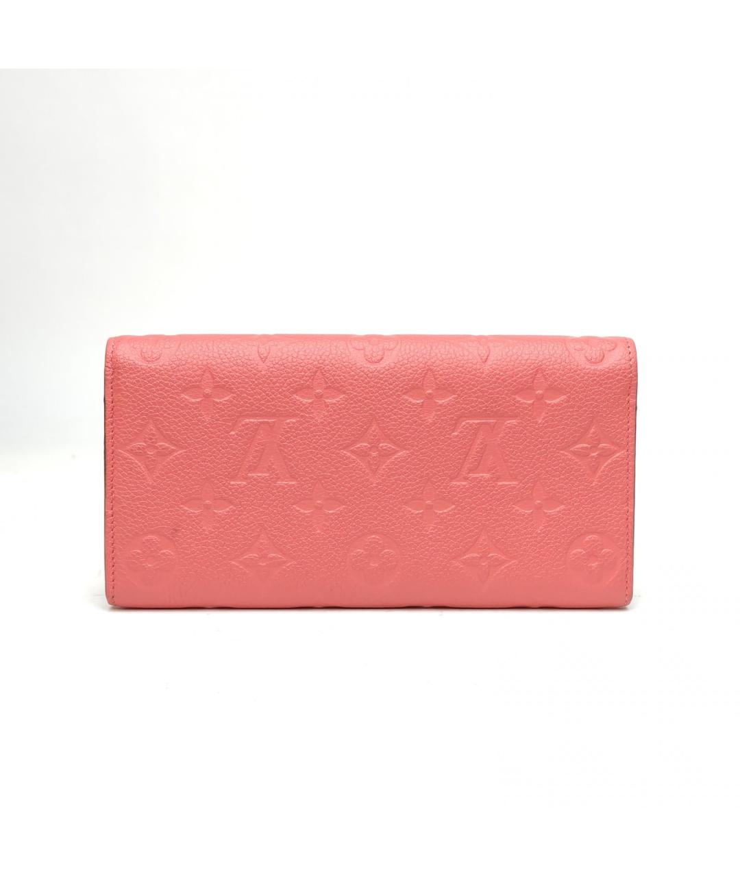 LOUIS VUITTON Розовый кошелек, фото 4