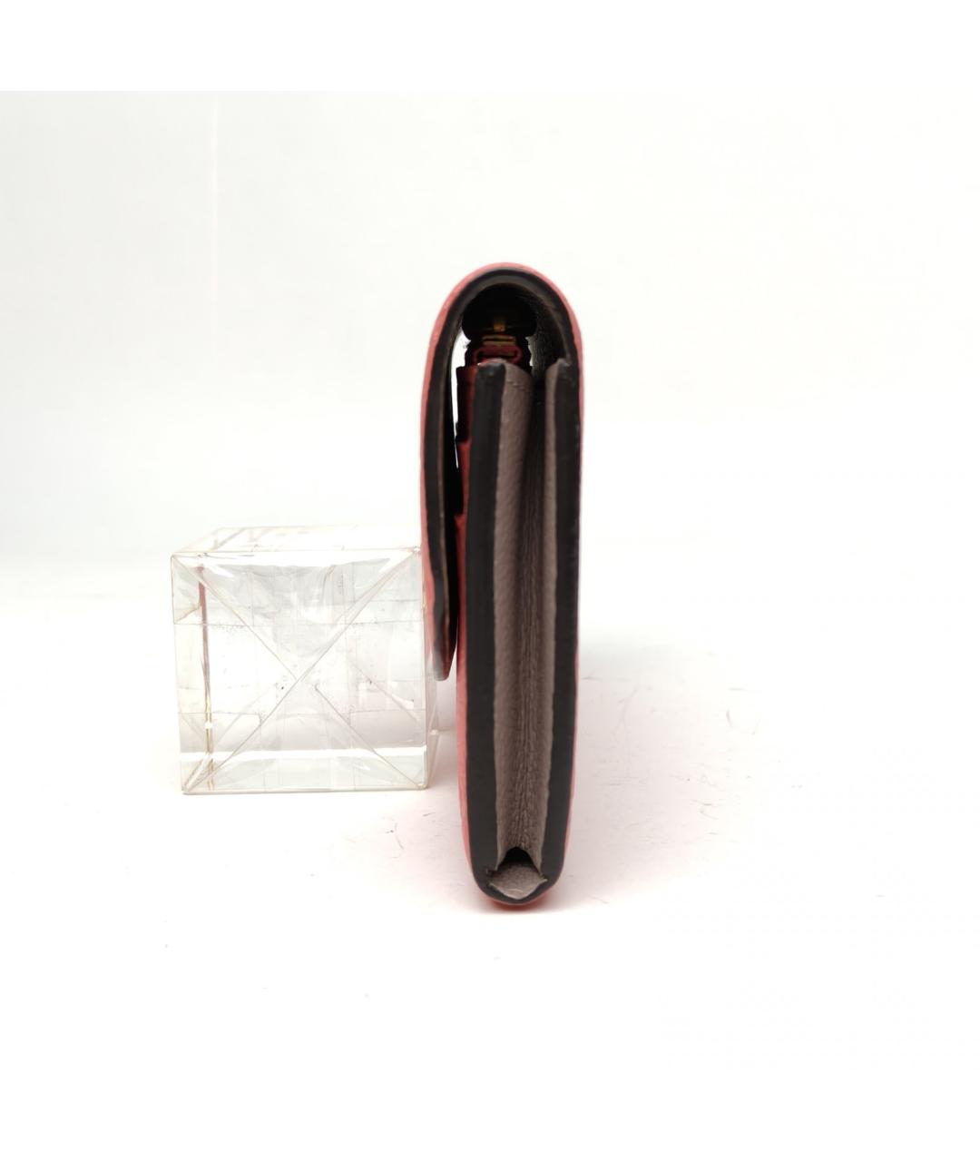 LOUIS VUITTON Розовый кошелек, фото 3