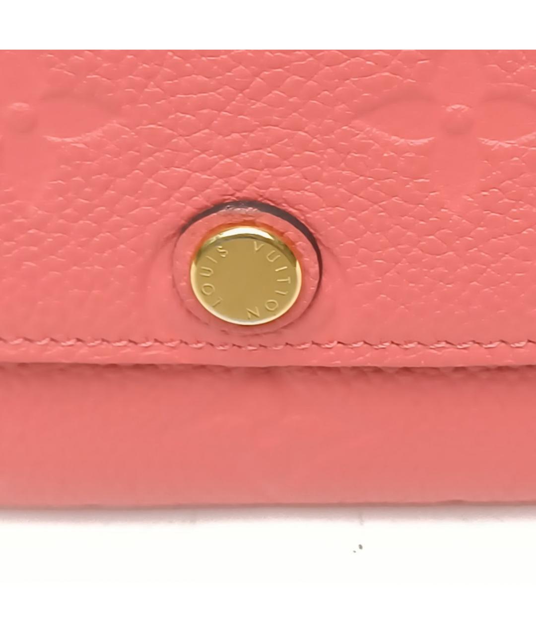 LOUIS VUITTON Розовый кошелек, фото 7