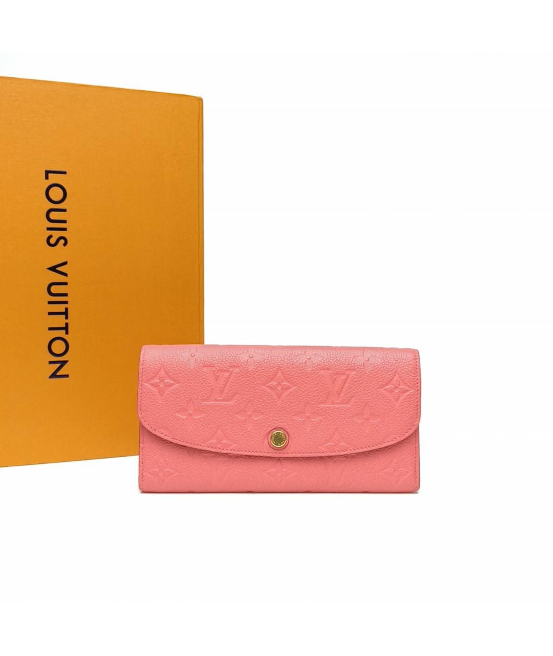 LOUIS VUITTON Розовый кошелек, фото 9