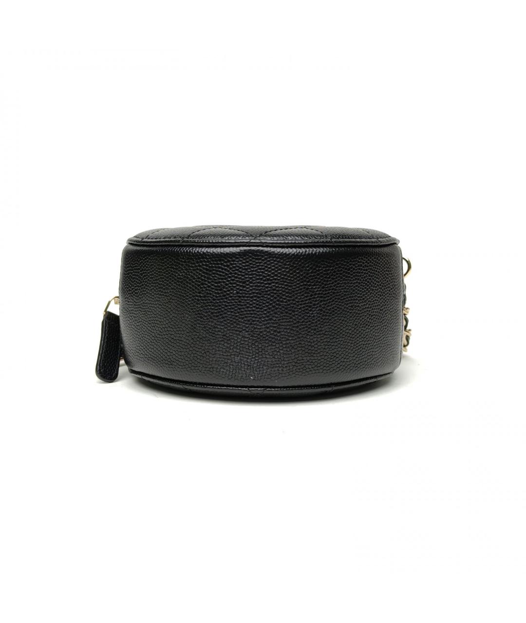 CHANEL Черная кожаная сумка через плечо, фото 6