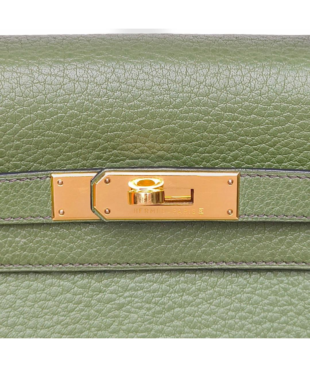 HERMES Зеленый рюкзак, фото 8