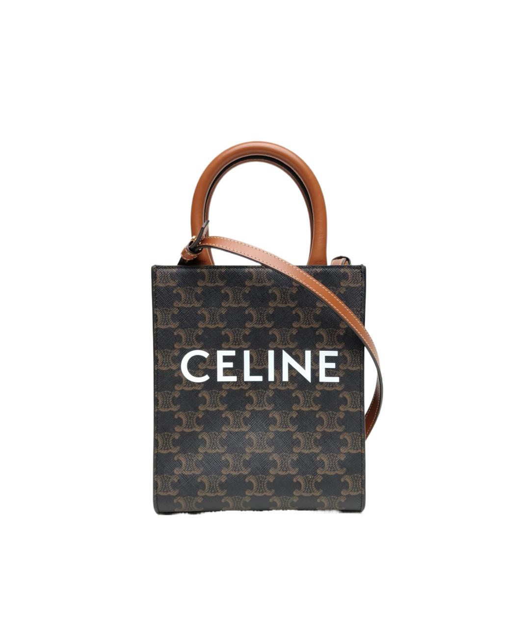 CELINE Черная сумка с короткими ручками, фото 10