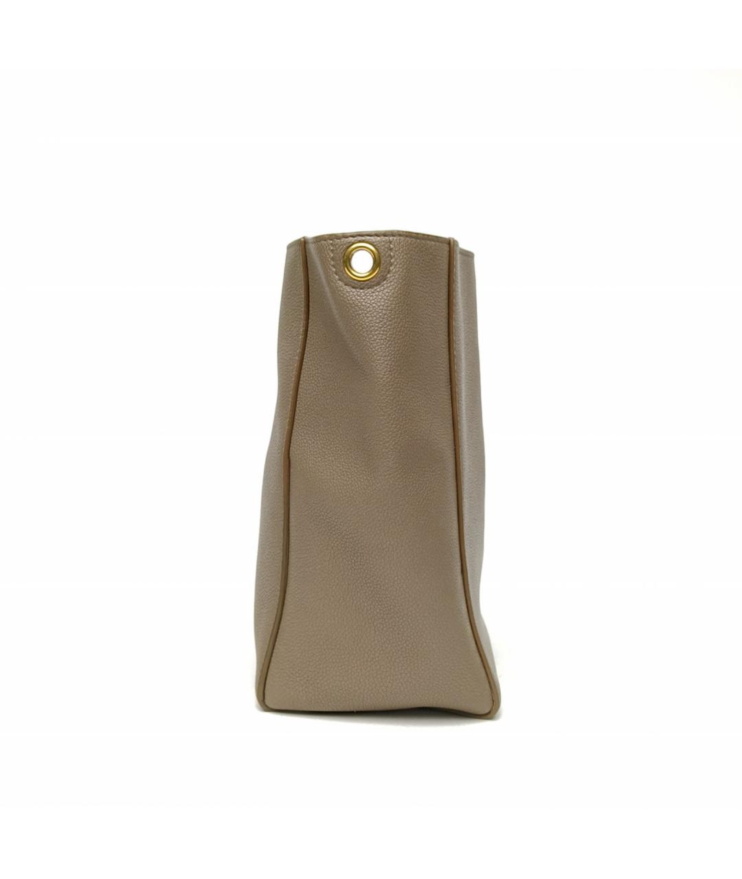 CELINE Серая кожаная сумка тоут, фото 5