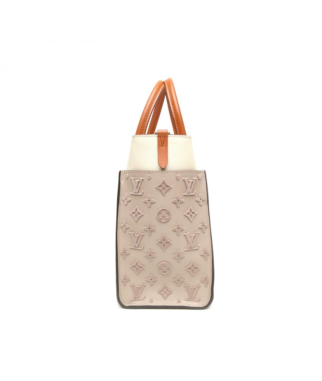 LOUIS VUITTON Кожаная сумка с короткими ручками, фото 5