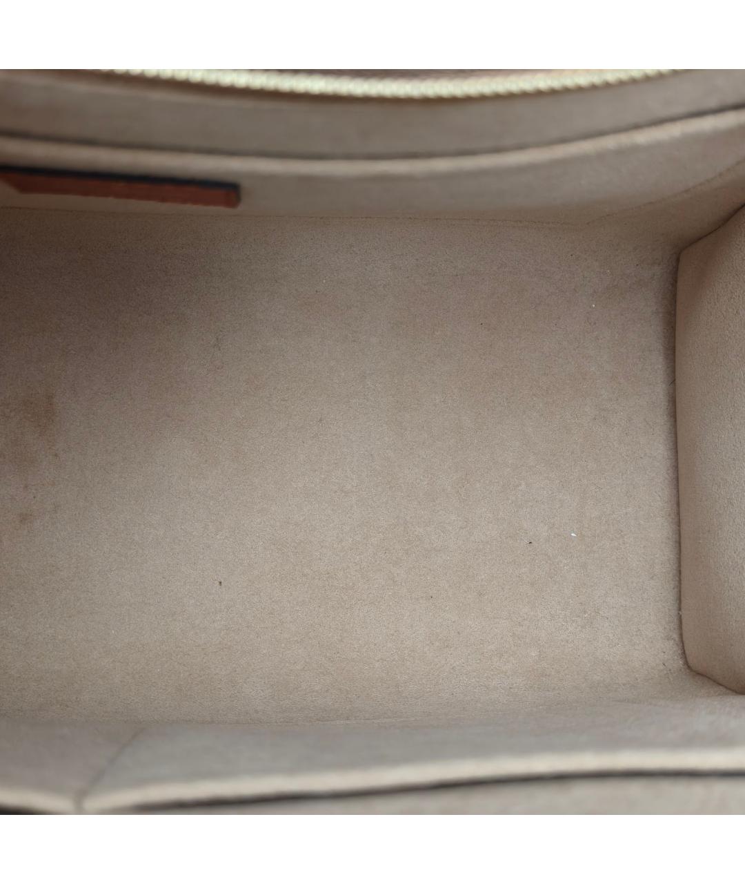 LOUIS VUITTON Кожаная сумка с короткими ручками, фото 8