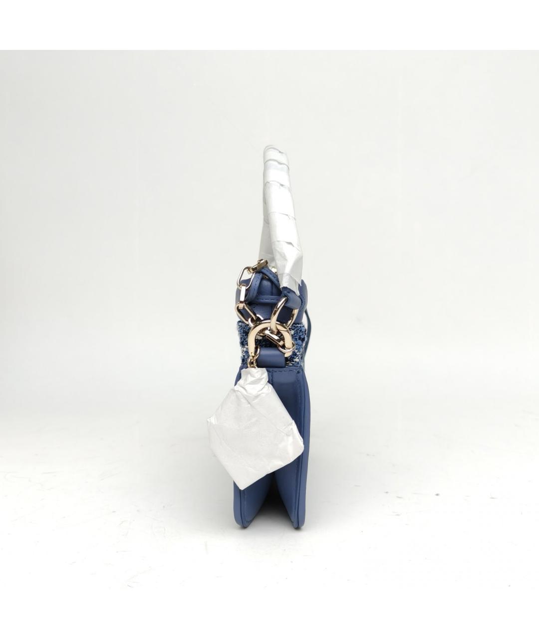 CHRISTIAN DIOR Синяя сумка с короткими ручками, фото 3