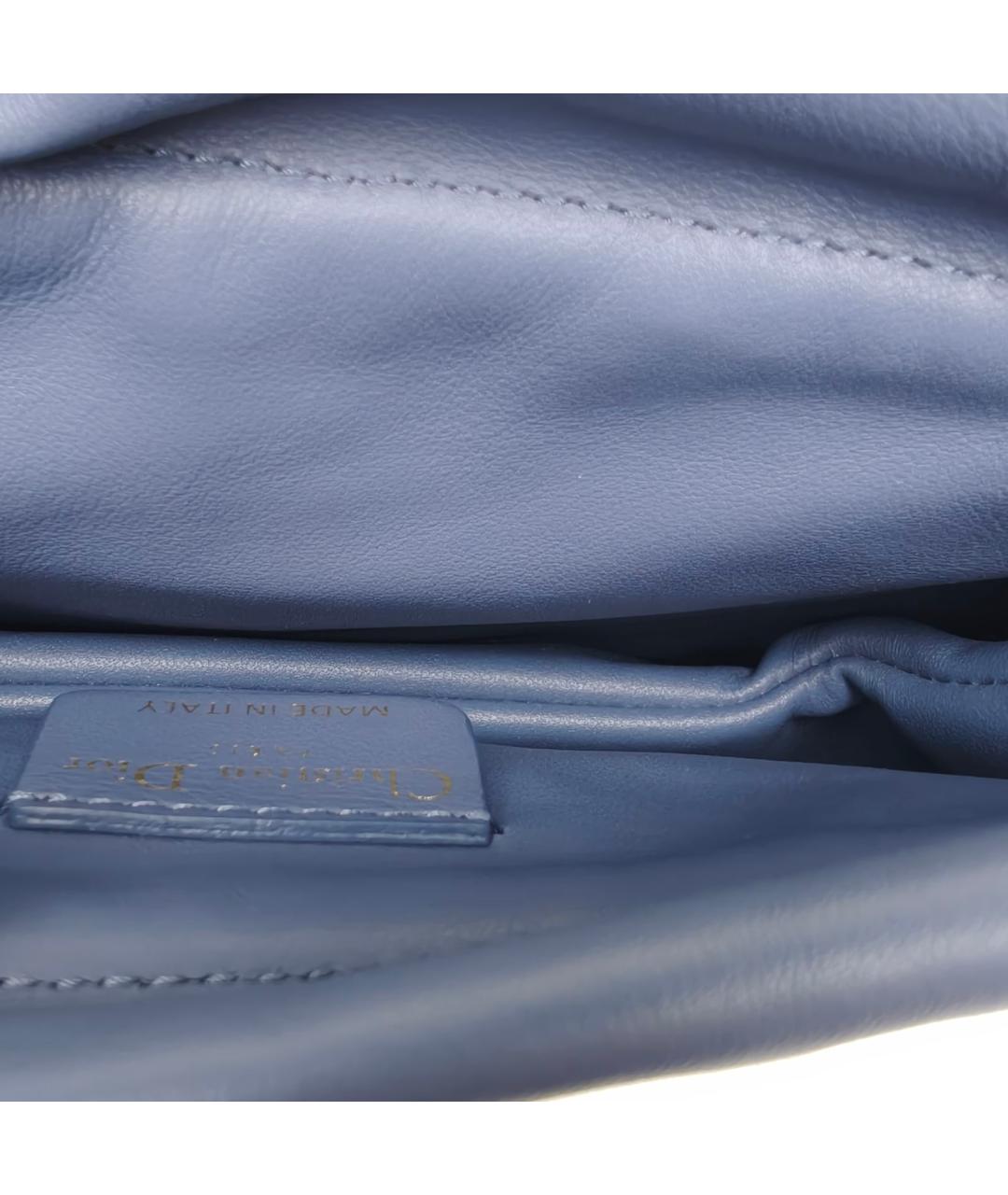 CHRISTIAN DIOR Синяя сумка с короткими ручками, фото 7
