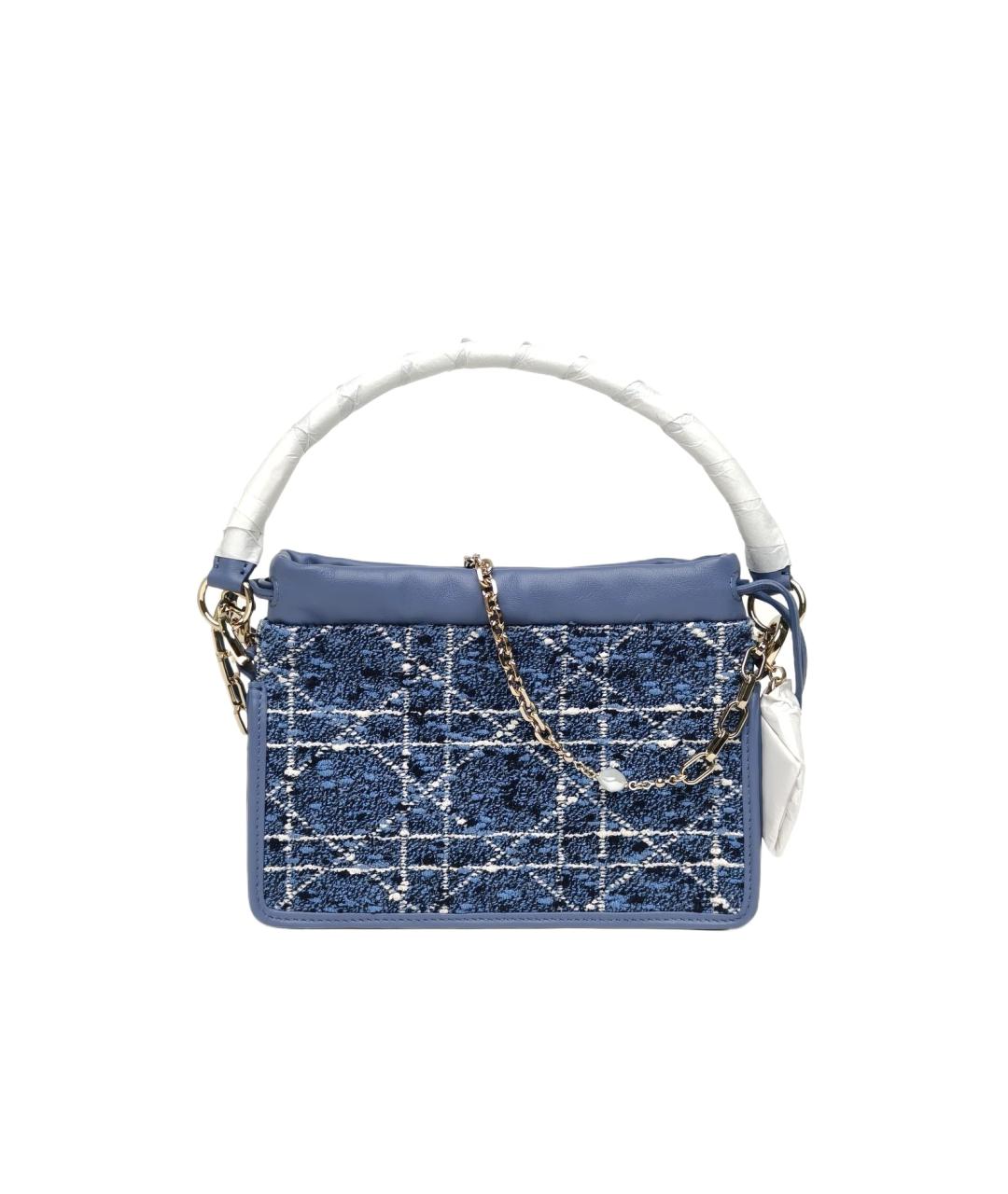 CHRISTIAN DIOR Синяя сумка с короткими ручками, фото 9