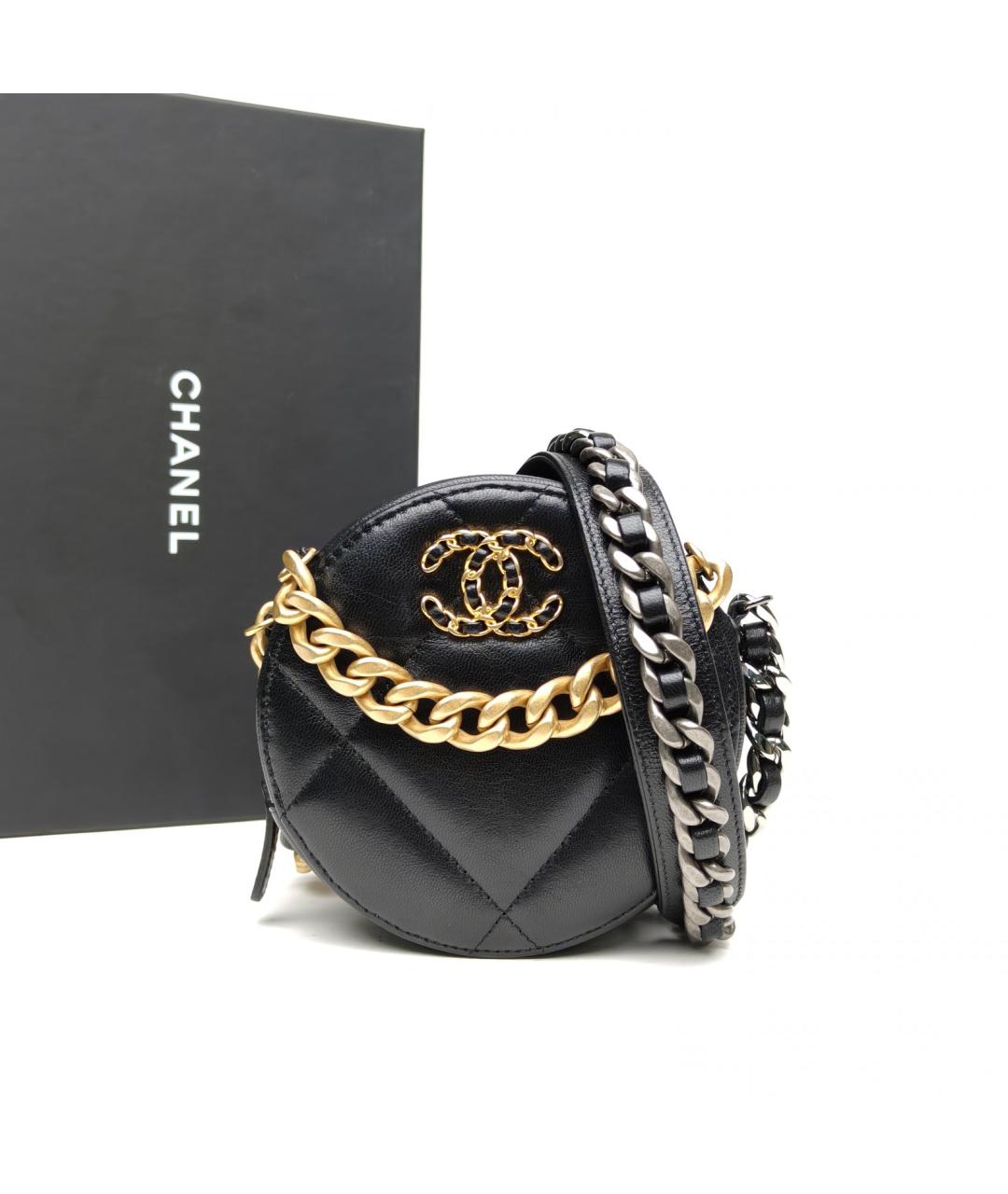 CHANEL Черная сумка через плечо, фото 9