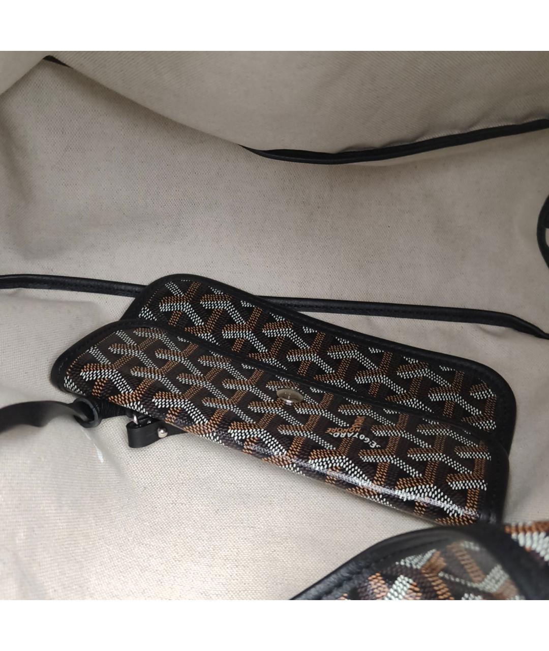GOYARD Черная сумка тоут, фото 7
