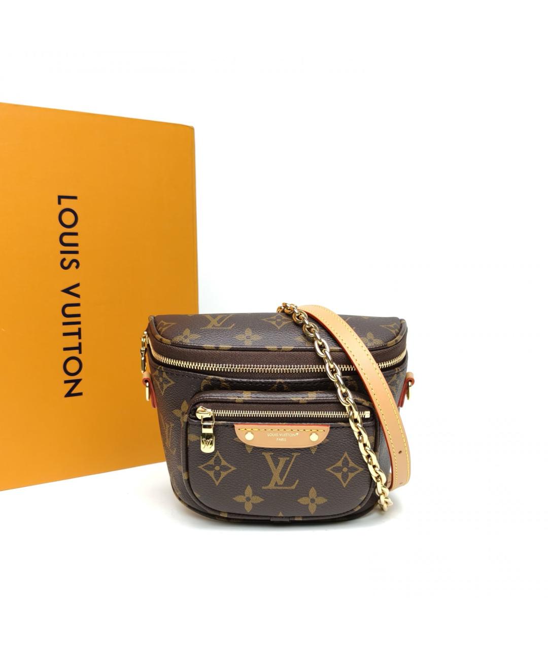 LOUIS VUITTON Коричневая сумка через плечо, фото 9