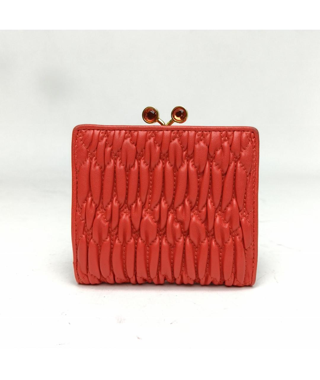 MIU MIU Красный кошелек, фото 4