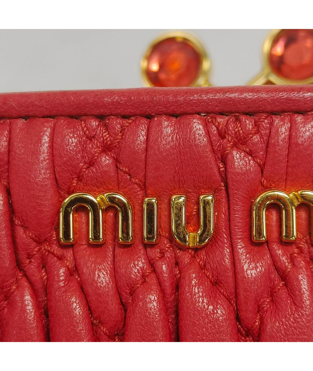 MIU MIU Красный кошелек, фото 9