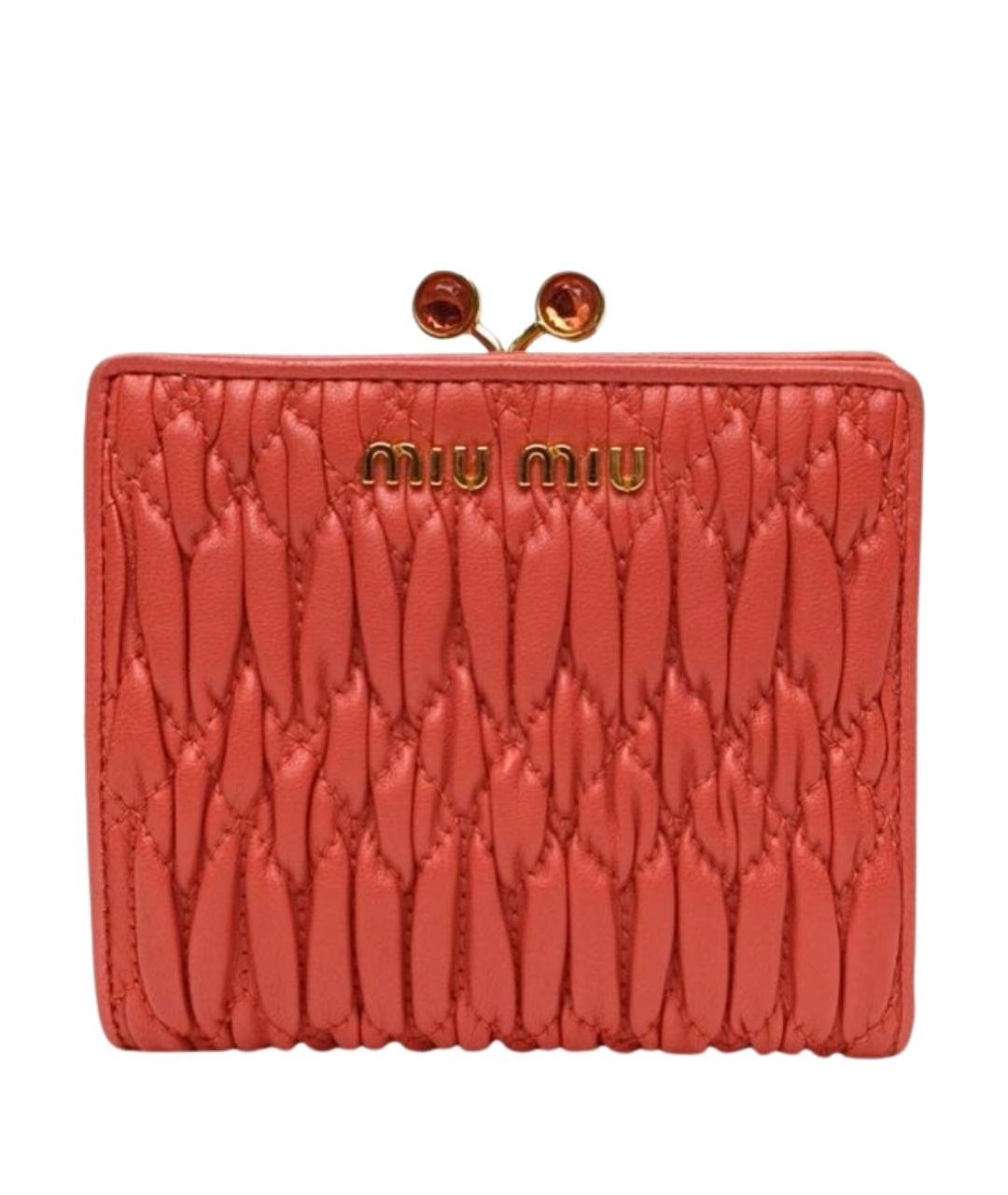 MIU MIU Красный кошелек, фото 1