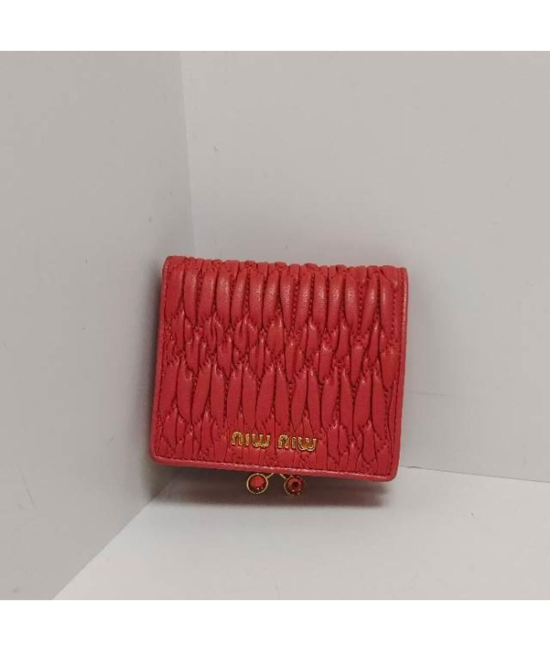 MIU MIU Красный кошелек, фото 8