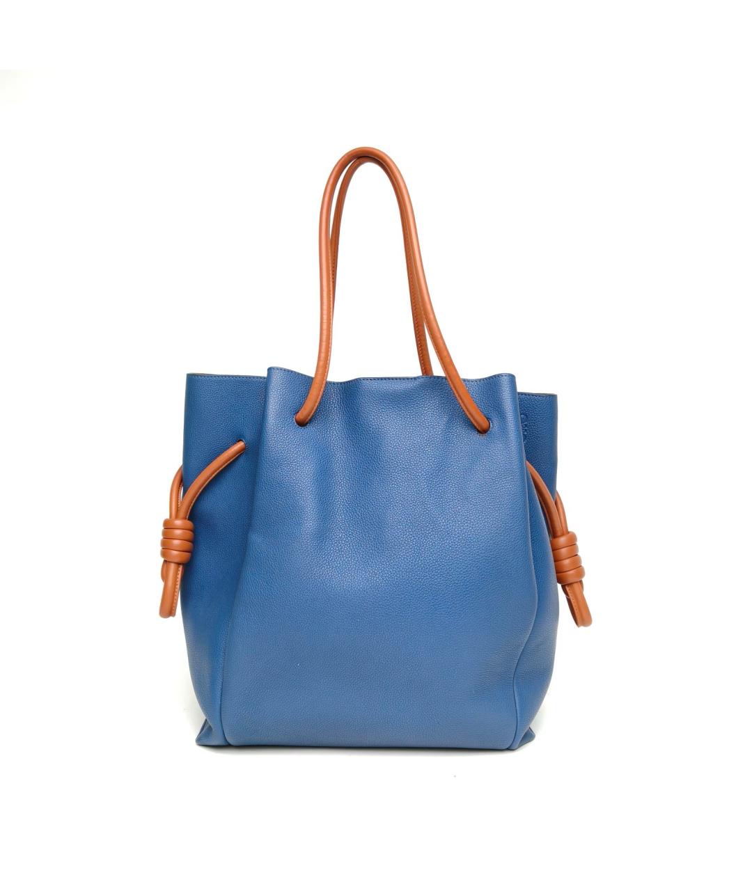 LOEWE Синяя кожаная сумка тоут, фото 2