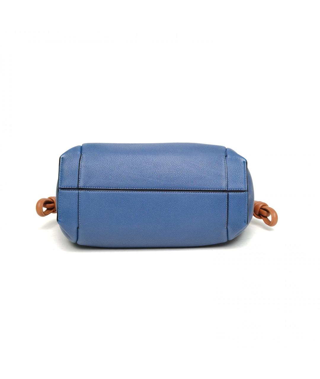 LOEWE Синяя кожаная сумка тоут, фото 6