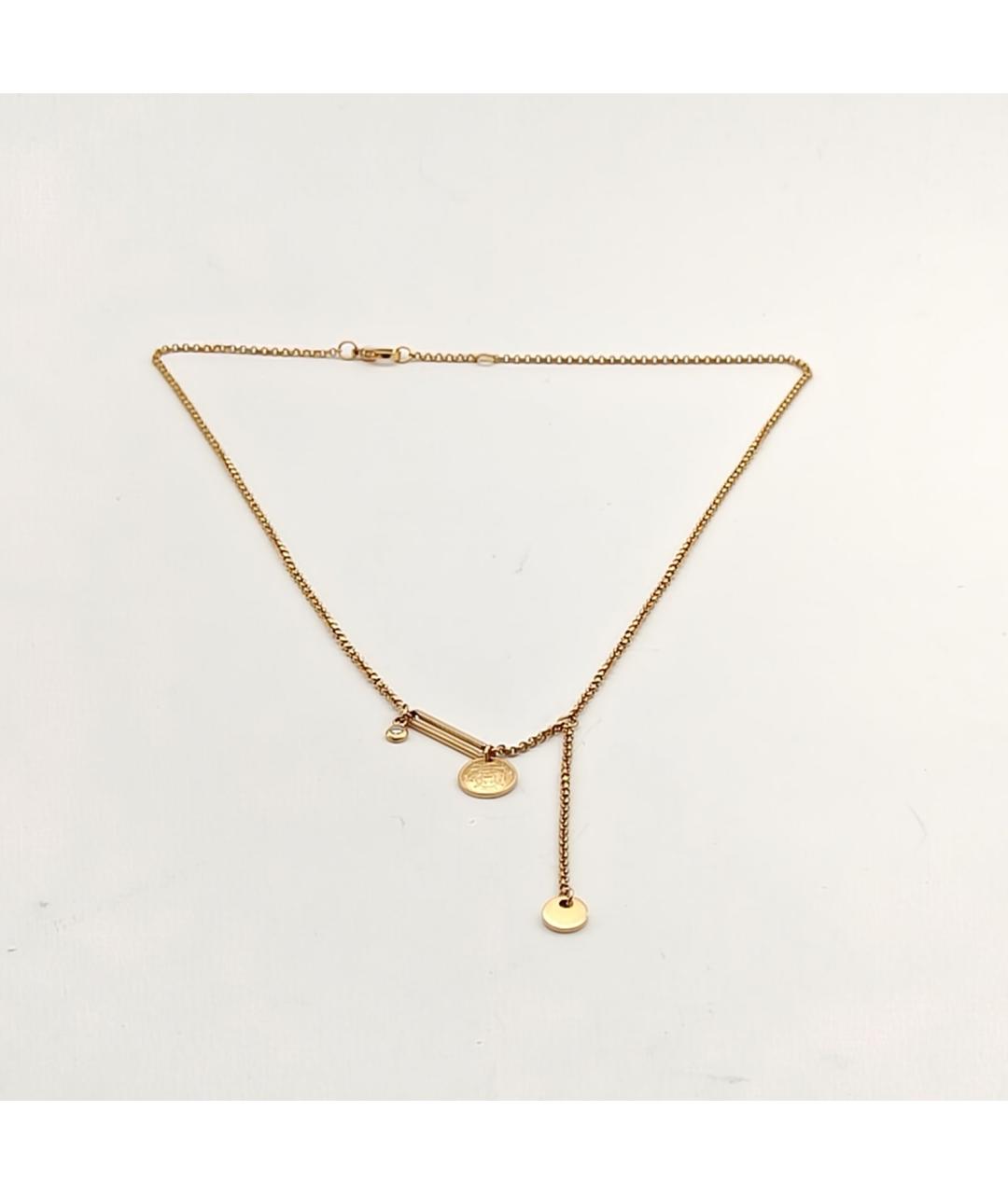 HERMES Золотое колье из розового золота, фото 7