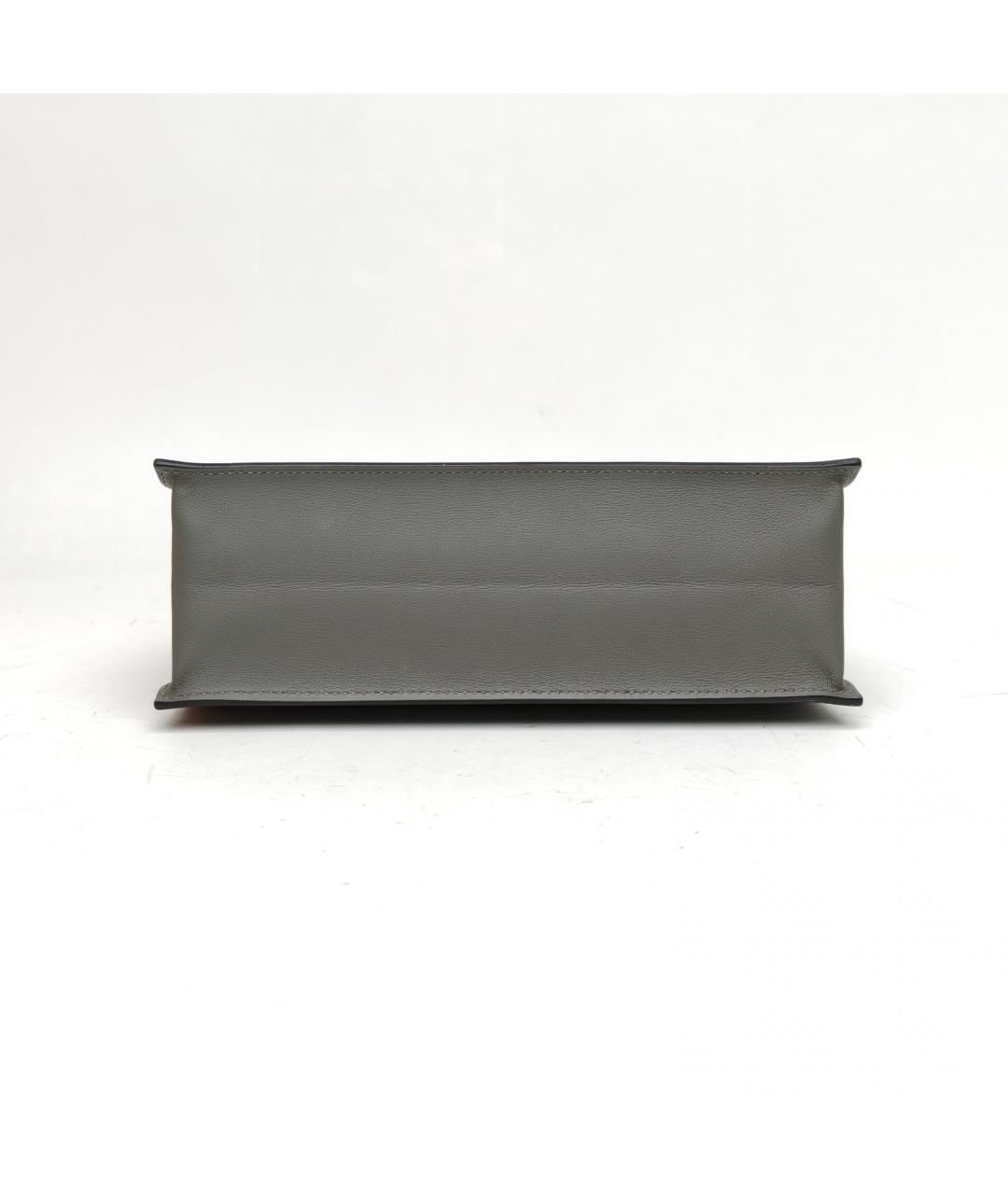 HERMES Серая сумка через плечо, фото 6