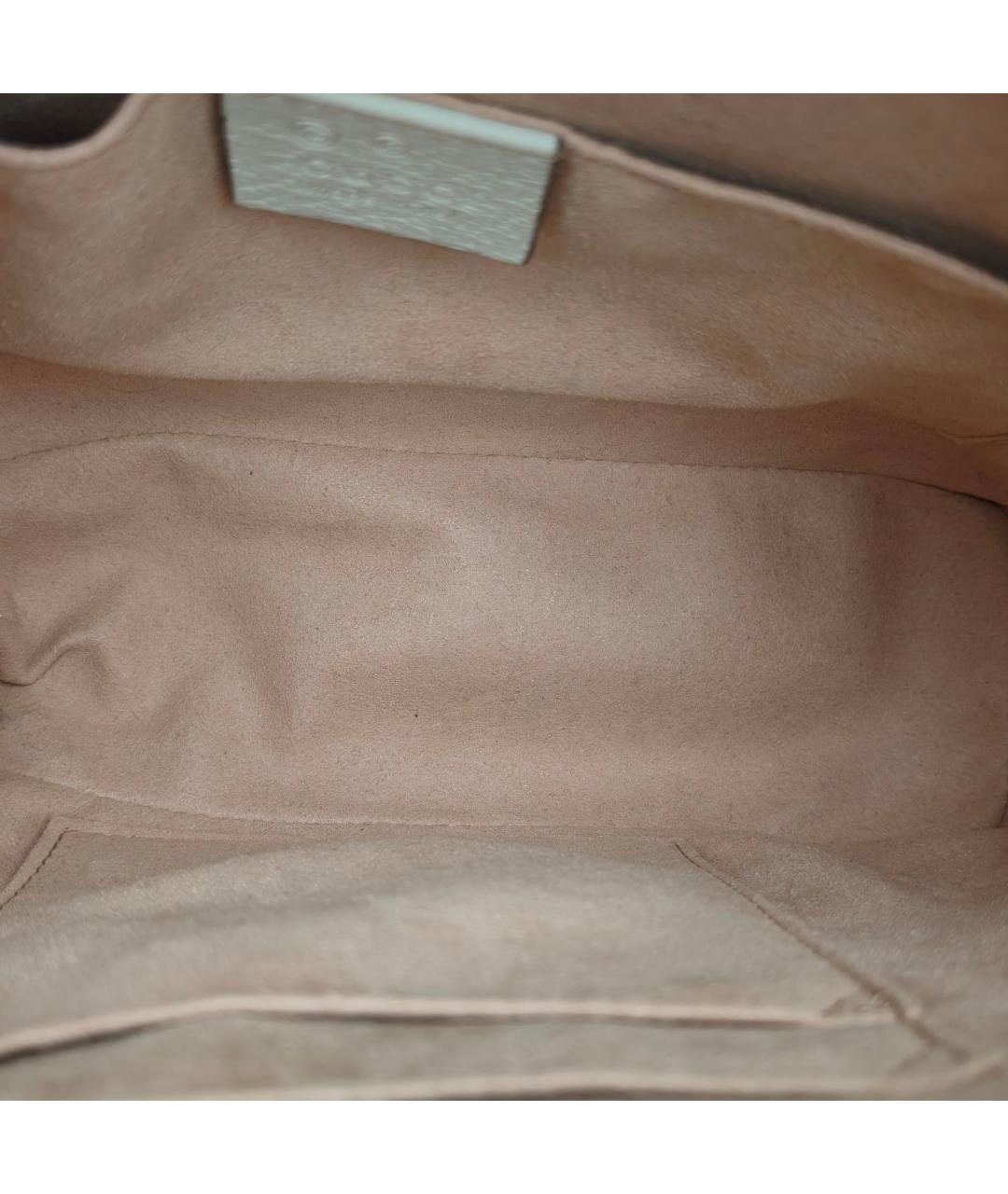 GUCCI Белая кожаная сумка через плечо, фото 7