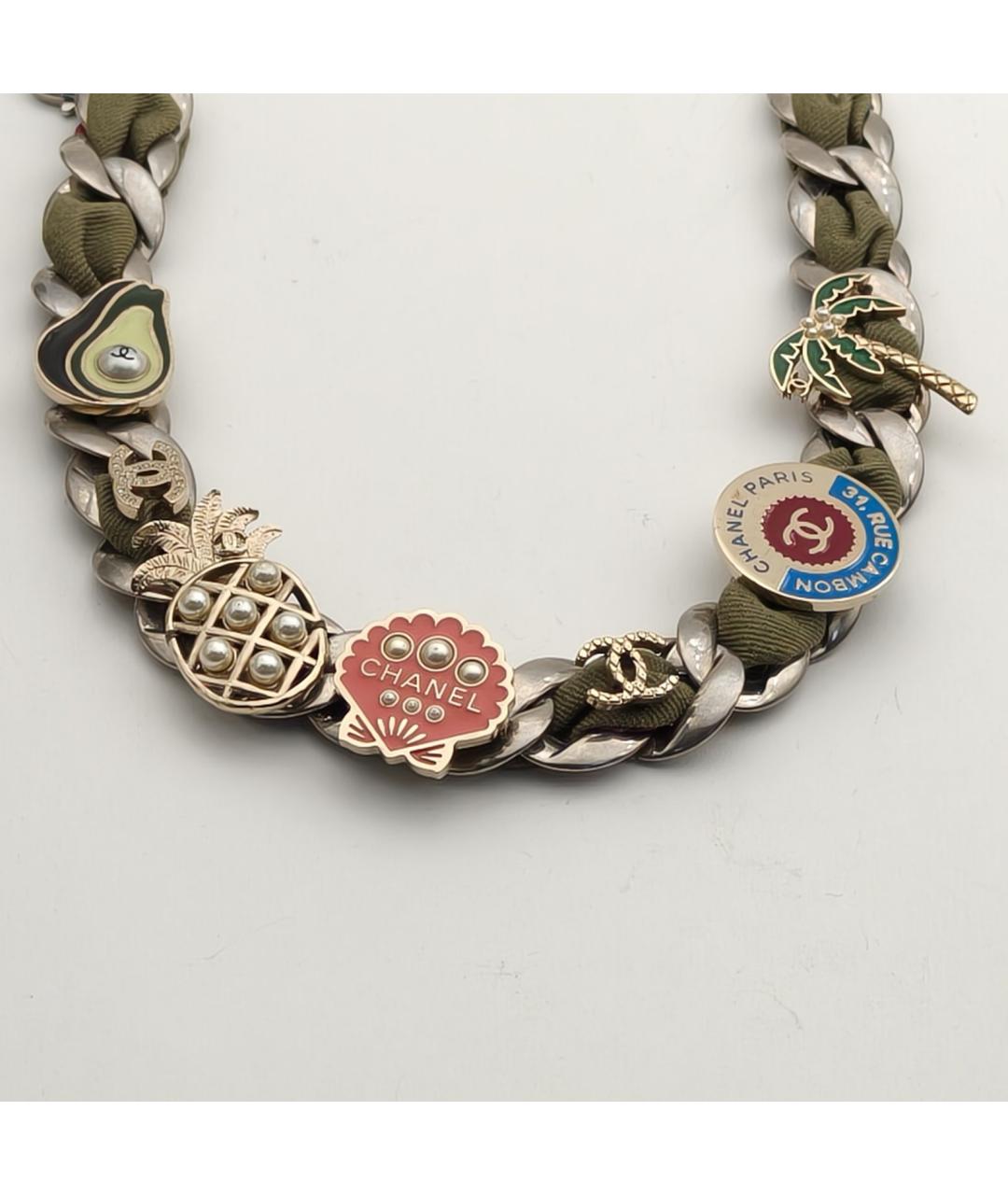 CHANEL Металлическое колье, фото 5