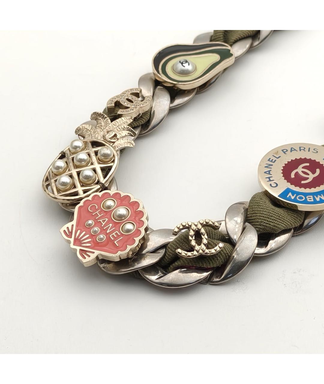 CHANEL Металлическое колье, фото 6