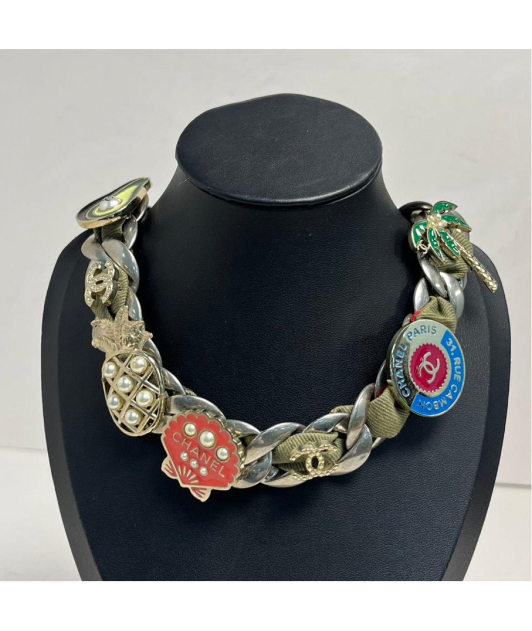 CHANEL Металлическое колье, фото 2