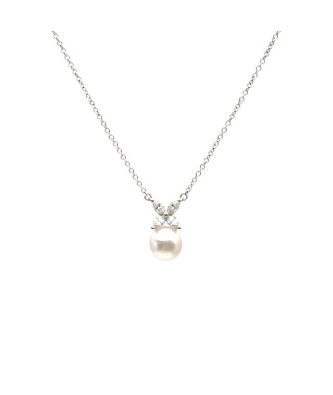 TIFFANY&CO Серебрянный платиновый кулон, фото 10