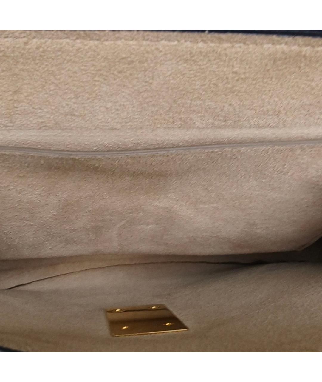 CHLOE Синяя кожаная сумка через плечо, фото 8