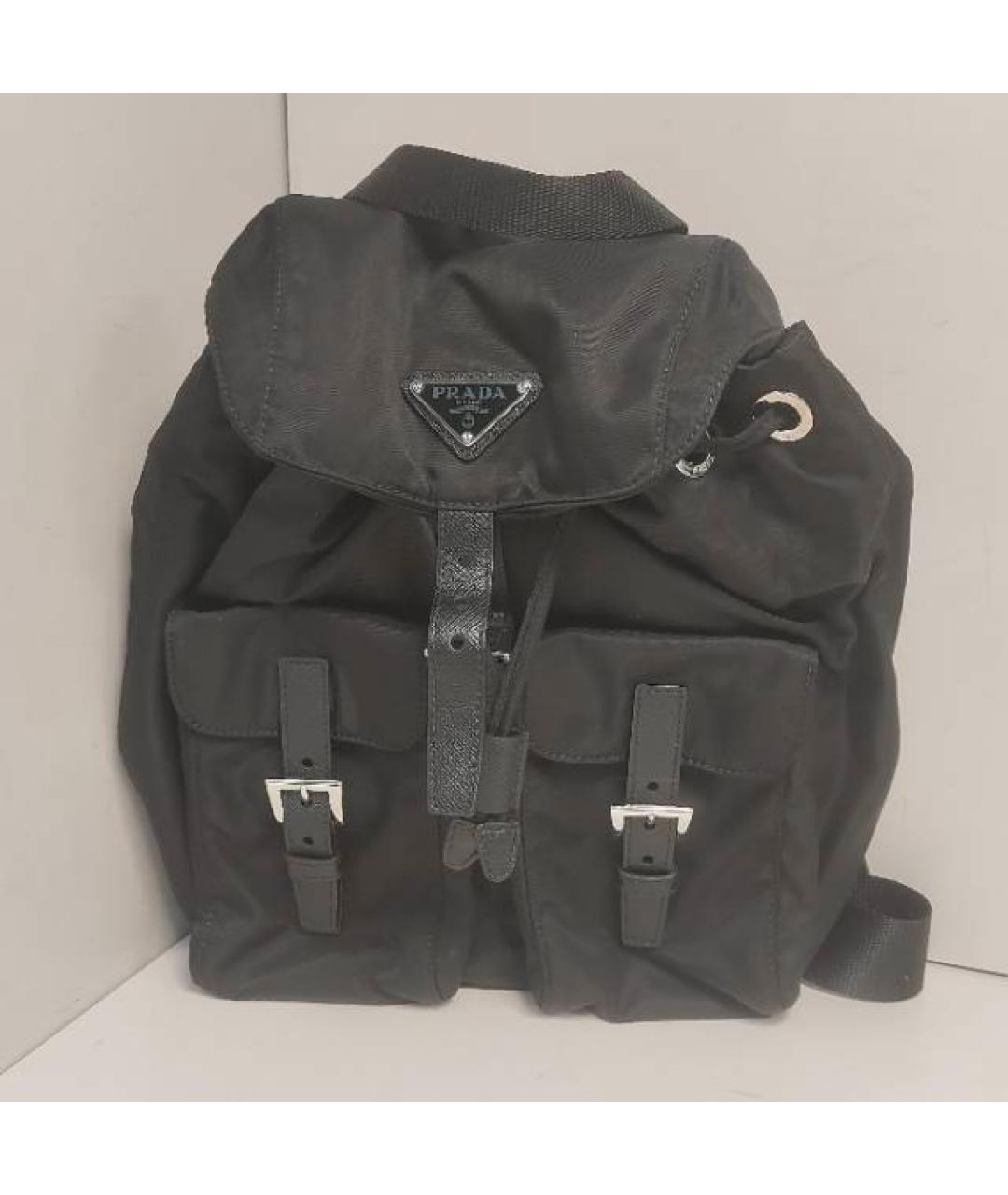 PRADA Черный рюкзак, фото 9