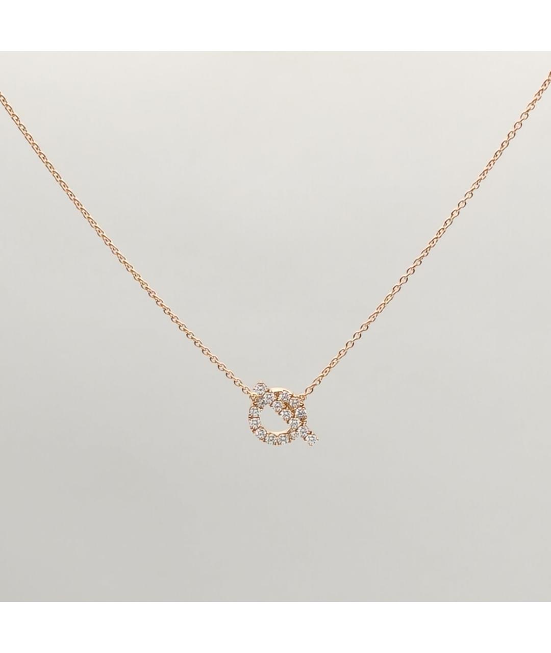 HERMES Золотое колье из розового золота, фото 3