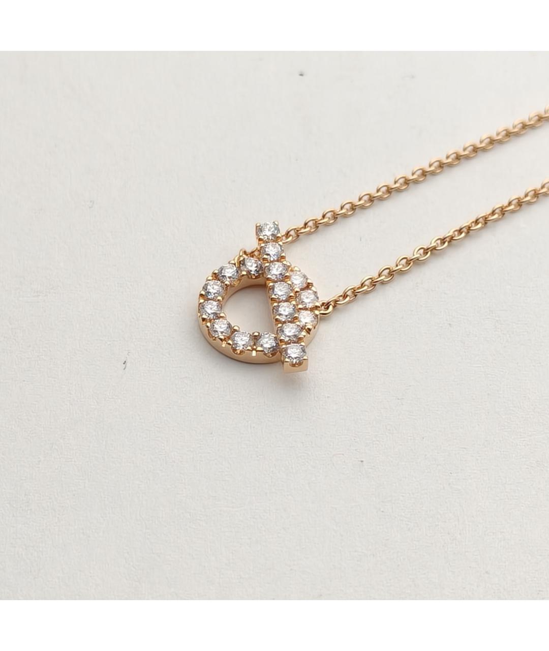 HERMES Золотое колье из розового золота, фото 4