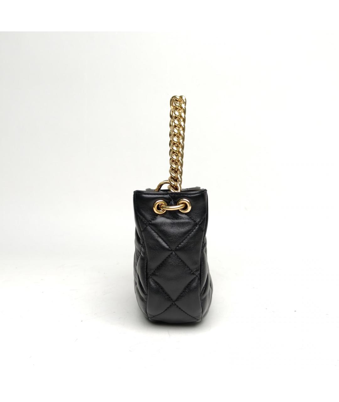 CHANEL Черная кожаная сумка через плечо, фото 3
