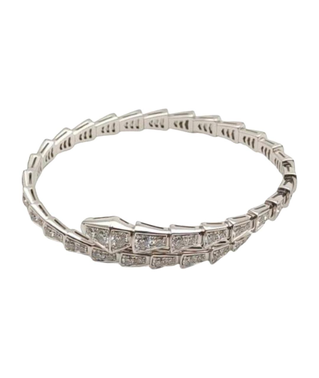 BVLGARI Серебрянный браслет из белого золота, фото 1