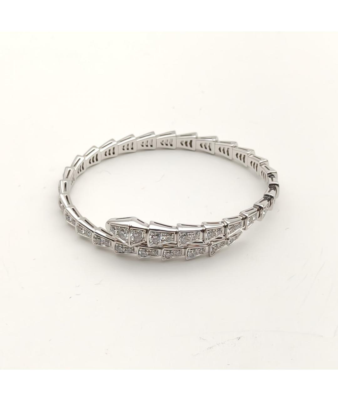 BVLGARI Серебрянный браслет из белого золота, фото 3