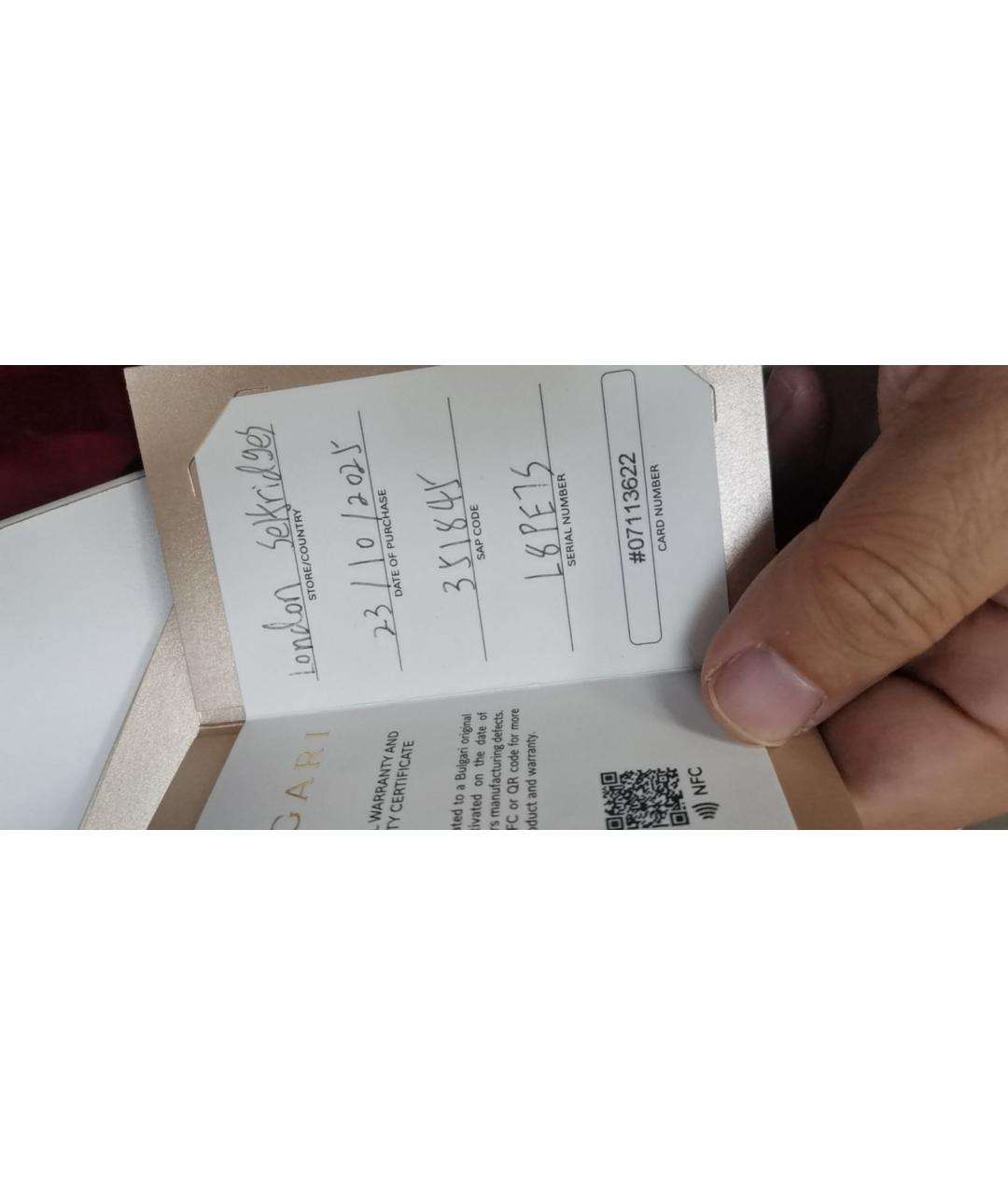 BVLGARI Серебрянный браслет из белого золота, фото 9