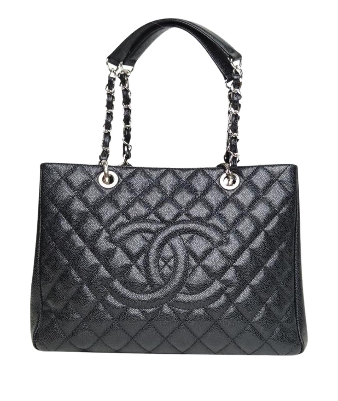 CHANEL Черная сумка тоут, фото 1