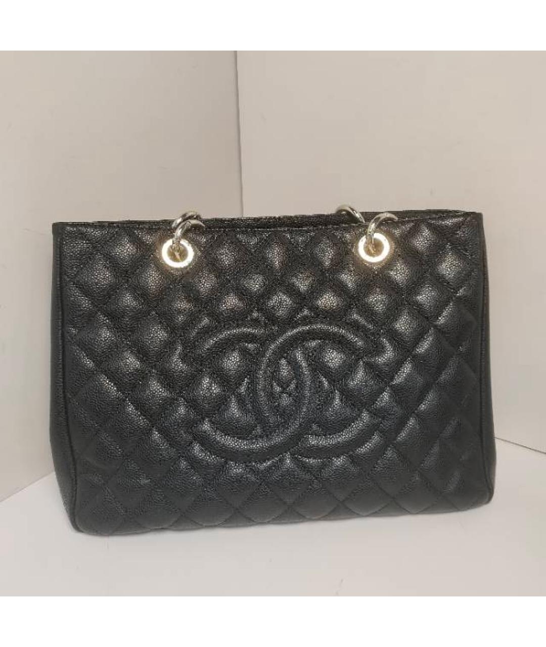 CHANEL Черная сумка тоут, фото 9