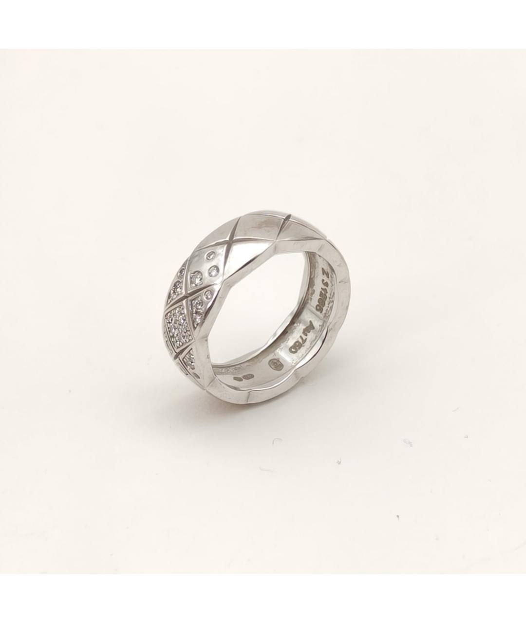 CHANEL Серебряное кольцо из белого золота, фото 3