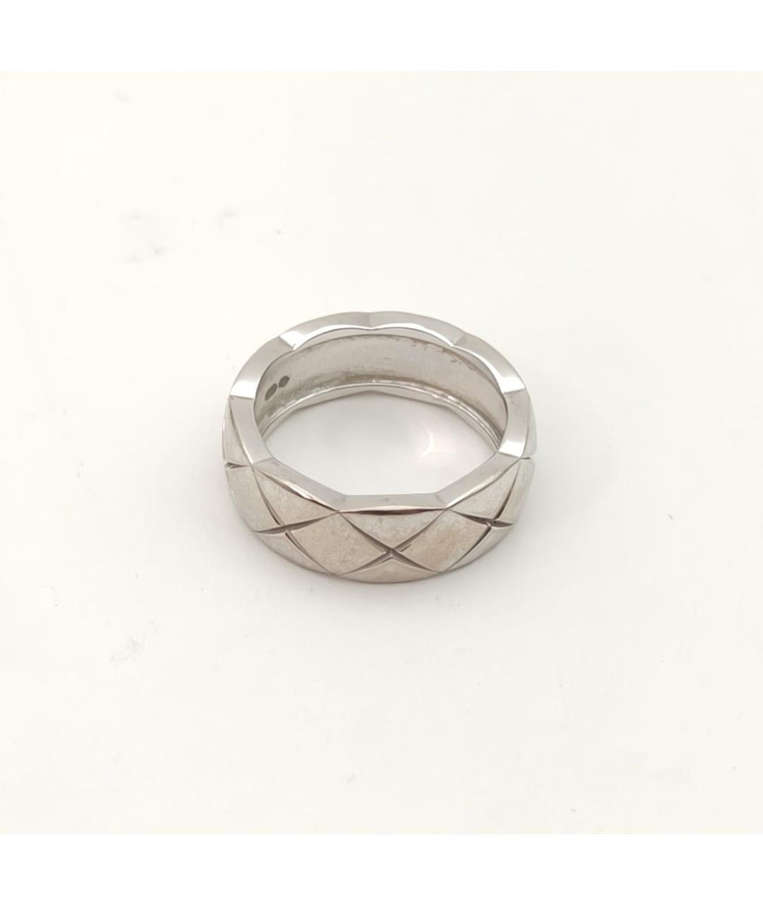 CHANEL Серебряное кольцо из белого золота, фото 4