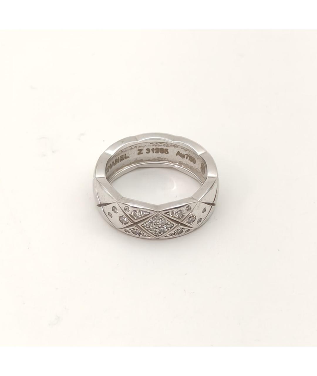 CHANEL Серебряное кольцо из белого золота, фото 6