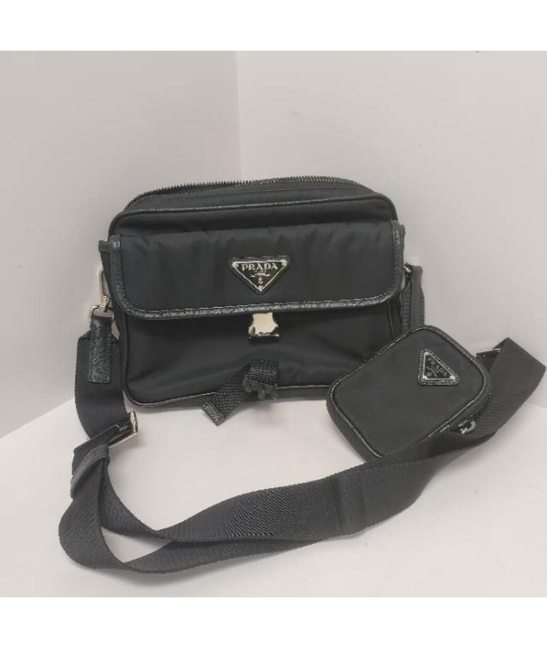 PRADA Черная сумка через плечо, фото 9