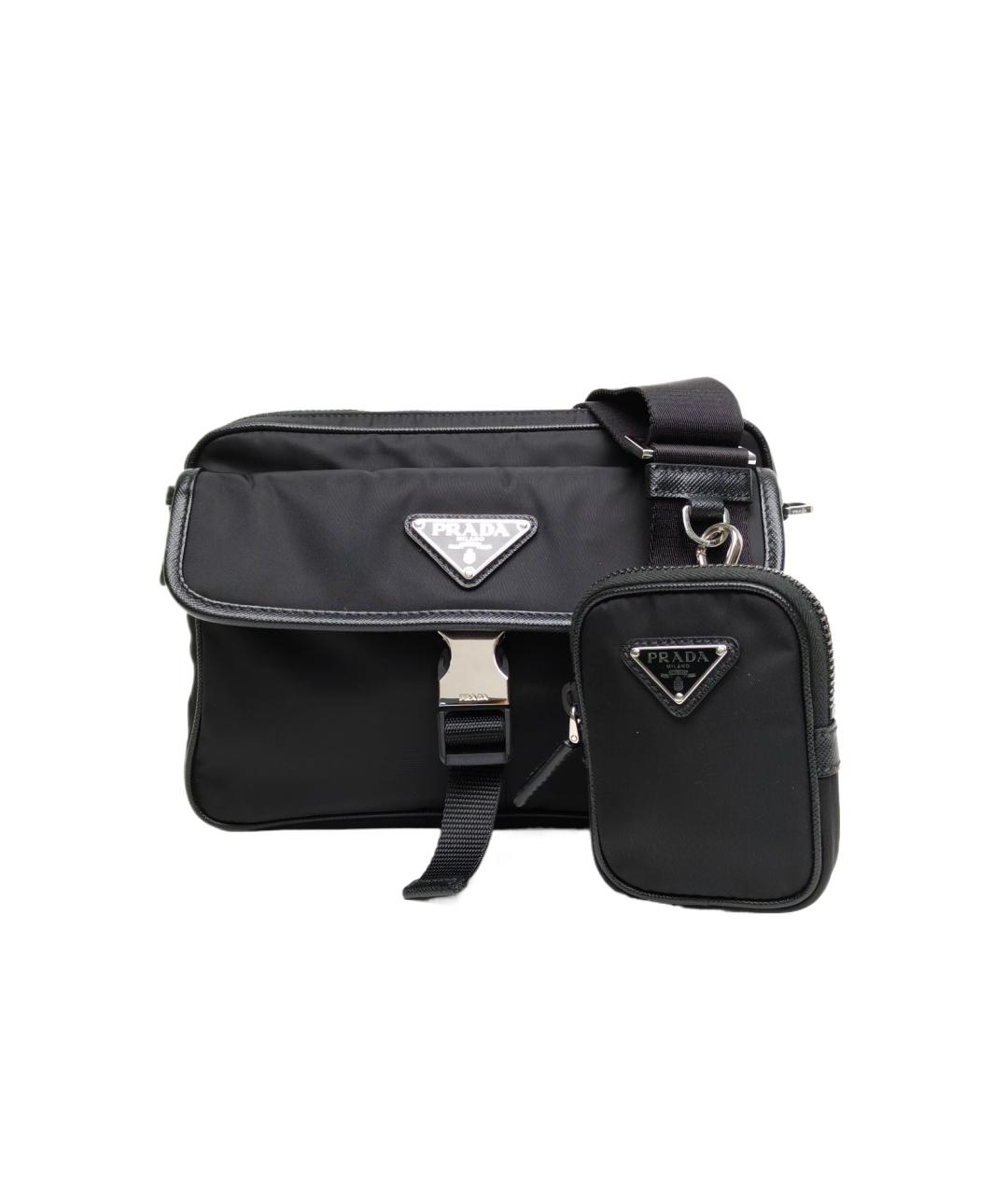 PRADA Черная сумка через плечо, фото 10